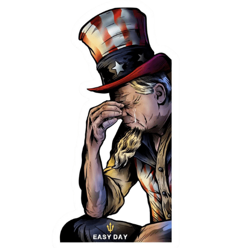 Easy Day Uncle Sam Sticker 